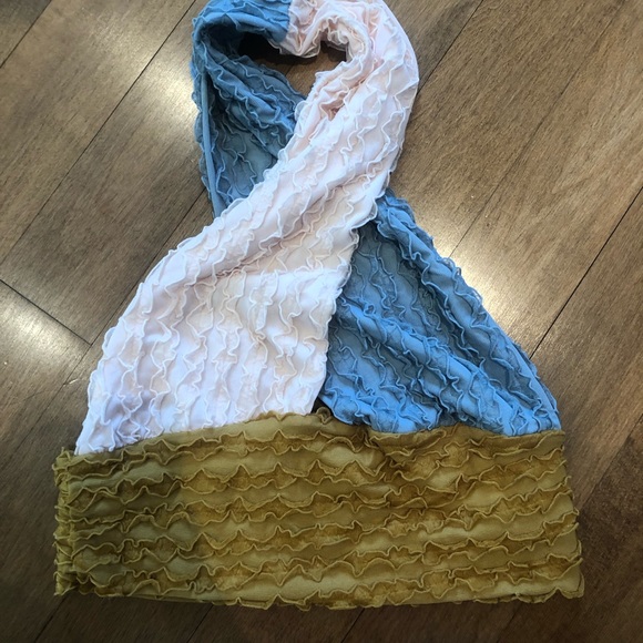 Shop Cider Color Patchy Halter Tank Top - Picture 3 of 3